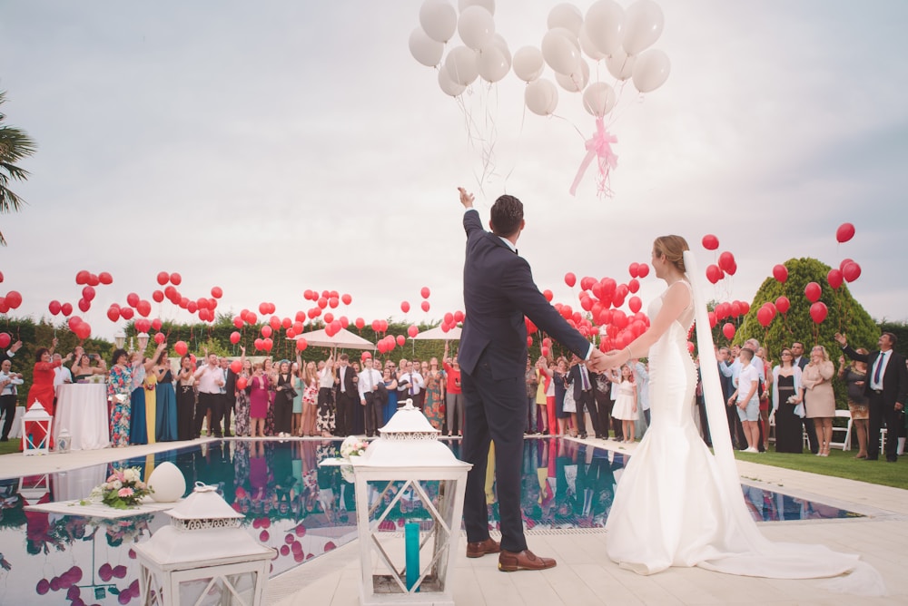 Wedding day details laid out before the ceremony